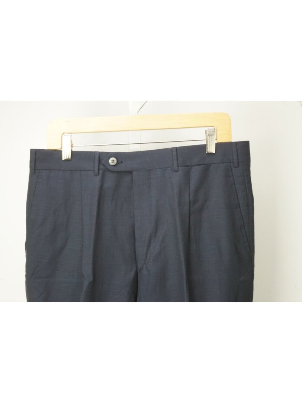 Corneliani Medium Blue Woven  Dress Pants Sz 34 BRAND NEW